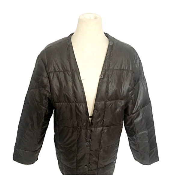 Jackets & Blazers - Black insulated feather coat lining